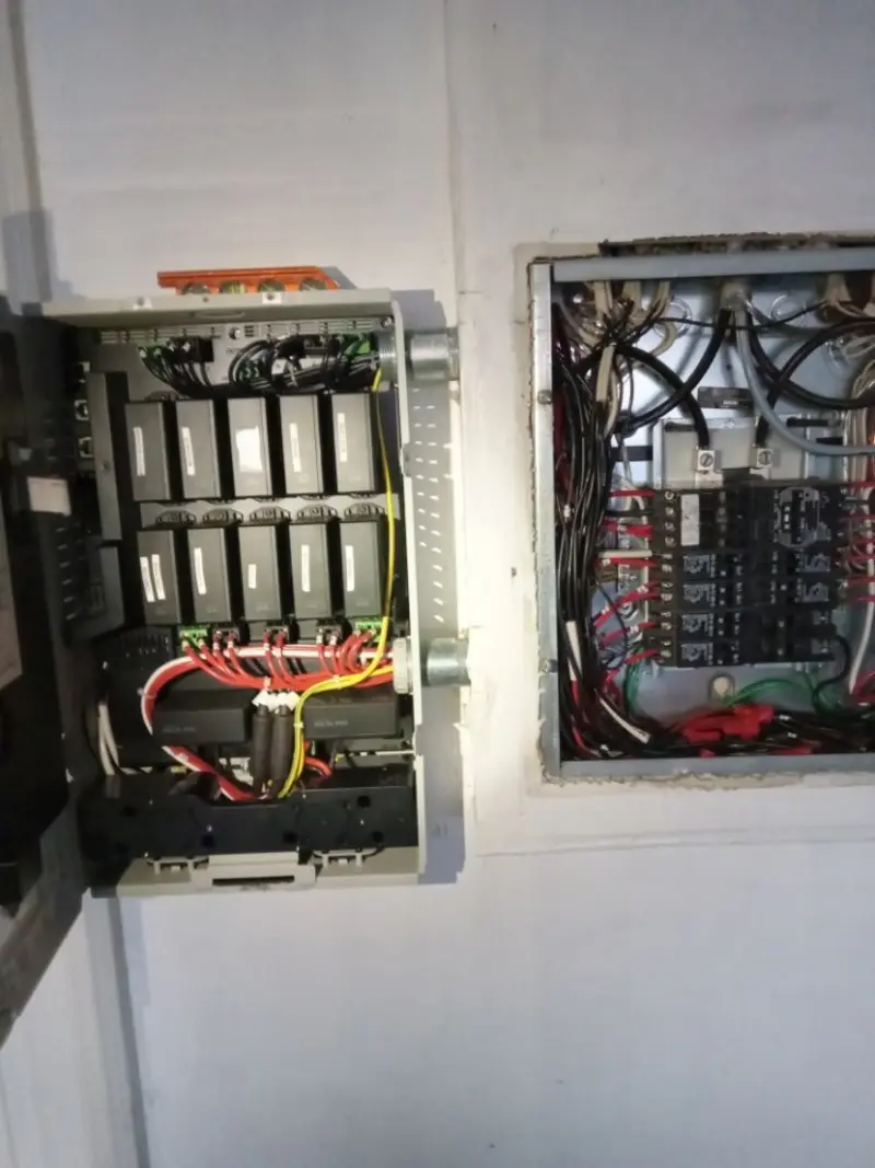 Electrical panel upgrade completed for Landscape Lighting Installation in Cairo